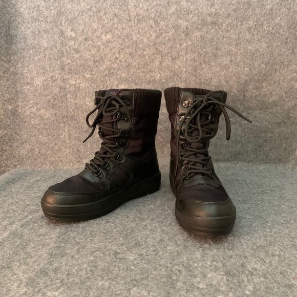 Cougar Women's Vergio Always Waterproof Black Lace Up Closure Winter Boots - Picture 4 of 11